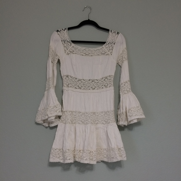 Free People White Crochet Dress - Picture 2 of 5